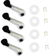 FOR TOYOTA CORONA RT80 RT81 RT84 RT100 4D CHROME METAL CRANK DOOR HANDLE x4 pcs.