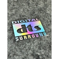 "SG } DTS sound Effect digital sound Logo Electric Motorcycle Luggage Sticker Computer Car Waterproo