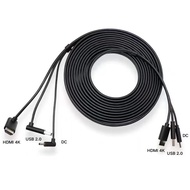 สายเชื่อมต่อ HTC Vive pro 5 เมตร สายสามทางสำหรับเชื่อมต่อกลางแจ้ง สายเชื่อมต่อ VR สำหรับอุปกรณ์ XR ข