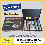 COD Premium Color Casino Poker Chips Poker Set Monte Carlo Texas Holdem Poker Game Playing Card Chip