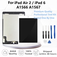 Brand New A1566 LCD For iPad Air 2 Display Touch Screen iPad 6 A1567 LCD Display Screen Digitizer As