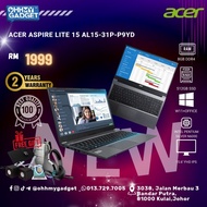 ACER Aspire Lite 15 AL15-31P-P9YD - Steel Gray  Limited stock Intel Pentium Silver N6000 / 8GB LPDDR