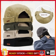 TOPBASE Retro Vintage Panel Mikihat Beanie Man Topi Capal Solid Topi Kopiah HipHop Brimless Cap Sail