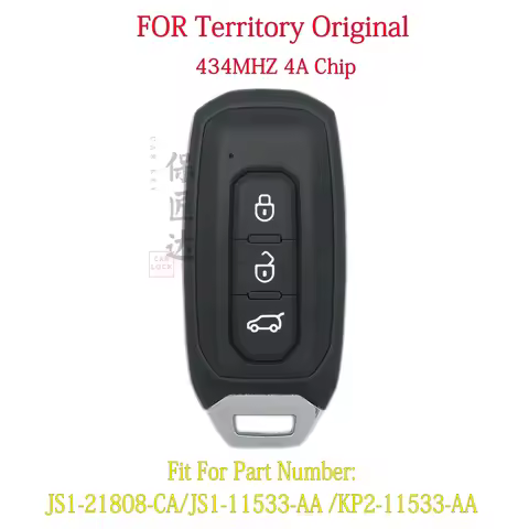 Original Smart Key For Ford Territory Car Key Remotes 3 Button 434mhz 4A JS1-21808-CA/JS1-11533-AA /