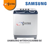 SAMSUNG WT95H3330MBSE MESIN CUCI 2 TABUNG 9.5 KG