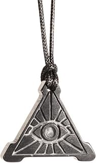 Shungite Pendant with Eye of Horus Egyptian Amulet, Ra Symbol, Wedjat, Radiant Delta, Handcrafted