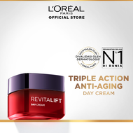 LOreal Paris Revitalift Triple Action Day Cream Skin Care - 50ml (Krim Siang Untuk Kulit Cerah Tampa