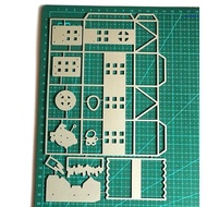 3D Easter Chick House Metal Cutting Dies Stencil DIY Scrapbook Album Paper Card