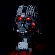 Led Lighting Kit for Darth Vader Helmet - Compatible with Lego 75304 Building Blocks Model- Not Incl
