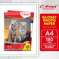 Super Glossy Photo paper a4 180gsm