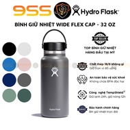 Hydro Flask 32 OZ Wide Flex Cap Thermos Flask, With Screw Cap - Genuine Product (Season 2024)