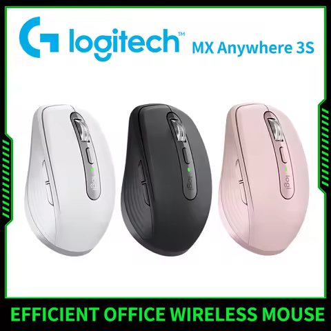 Logitech Master Series MX Anywhere 3S Wireless Mouse Bluetooth Female Office Tablet Charging G402/G3