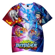 3D Beyblade Burst Evolution Printed Children T-shirts Summer Short Sleeve T shirts 2019 Casual Cool