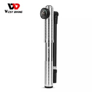 West Cycling Bicycle Pump Air Aluminum 120/160/300Psi