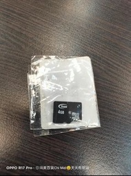 4GB 記憶卡 MICRO SD-TEAM