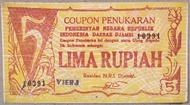 Uang Kuno Orida Daerah Djambi 5 rupiah 1948 Orida Book 945