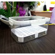 Food Container Organizer Adora Tall L-400-2 | Place / container food storage box preparation refrige