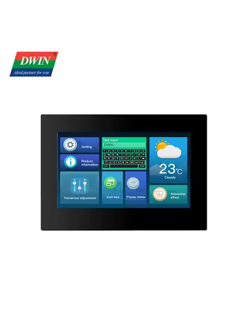 DWIN 4.3/7.0/10.1 DGUS2 Commercial Grade HMI LCD Display Resistive Touch Screen With Shell Connect W