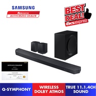 Samsung Q-Series Soundbar Q990C/ HW-Q990C/XM 11.1.4ch with Sub woofer & rear speaker (2023)