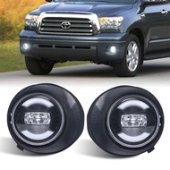 Led Driving Fog Light For 07-13 Tundra/08-11 Sequoia Car Fog Accessories DRL White Running Light+ Ye