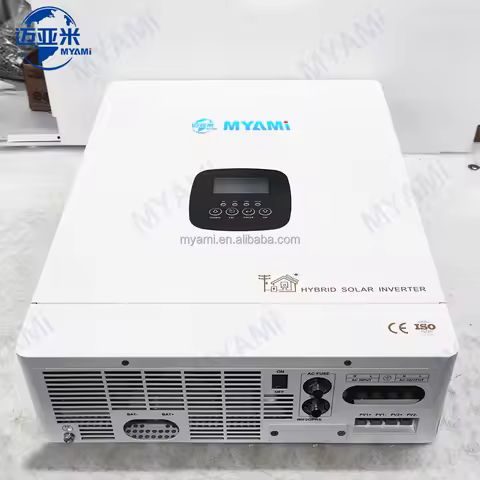 Myami Pure Sine Wave Hybrid Solar Inverter 8.3kw 48v To 220v Ac Single Phase Off Grid Hybrid Power I
