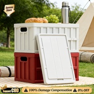 Outdoor Folding Storage Box 20/30L/50L Capacity Storage Box Multi-Functional Folding Organizer Box