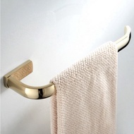 Gold Color Brass Square Wall Mounted Bathroom Single Towel Bar Holder Rack sba850b