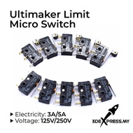 [READY STOCK] 3D Printer Limit Micro Switch SS-5GL/SS-5GL-2 5A 125V 1.47N Mouse Button Fretting Part