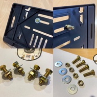 1 set of license plate bolts number plate