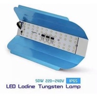 CAHAYA PJU STREET LIGHT 50W 220V AC CABLE TUNGSTEN IODINE LED IP65 OUTDOOR WHITE LIGHT TK-36