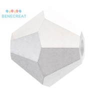 BENECREAT 24pcs Preciosa&reg Beads Czech Bicone(451 69 302 Rondelle) 00030 27000 Labrador 2x 5mm Hol