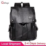 Fashion Man Retro Retro Backpack PU Leather Travel Bag Laptop Backpack Academy Travel Book Bag