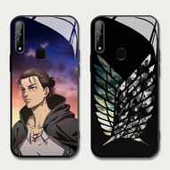 TS-24 Attack On Titan HD Glass Casing for OPPO A31 A32 A53 A53S A33 Realme 7i C17