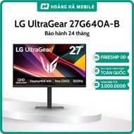 LG UltraGear 27G640A-B monitor (27 inch/QHD/IPS/300Hz/1ms/speaker/USB-C 15W) -