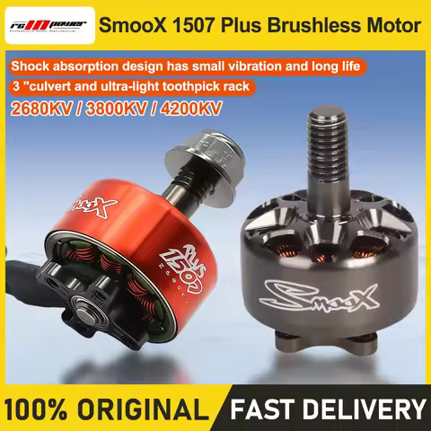 RCINPOWER SmooX 1507 Plus 2680KV 4~6S 4200KV 3~4S 3 inch cinewhoop Ducts Brushless Motor For RC FPV