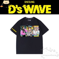 Bigbang DAESUNG D's WAVE 2025 Asia Tour In T-shirt Adult Cotton Unisex Tshirt - White&black S-5XL