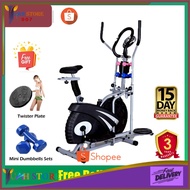 Lexcon Fitness 8.2Kadt 4 In 1 Multifunction Orbitrac Elliptical Trainer with Twister-3 Years Warrant