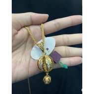 🔥🔥LOKET TANGLUNG EMAS BUAH RANTAI TANGLUNG EMAS EMAS SADUR ZHULIAN VIRAL🔥🔥