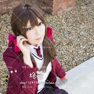 Gray cosplay Wig APH Black Talia Cecile/Cecile Brown Black Double Ponytail Ready Stock