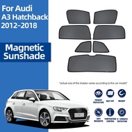 For Audi A3 Sportback 8V 2012-2020 Front Windshield Car Sunshade Shield Rear Side Window Sun Shade V
