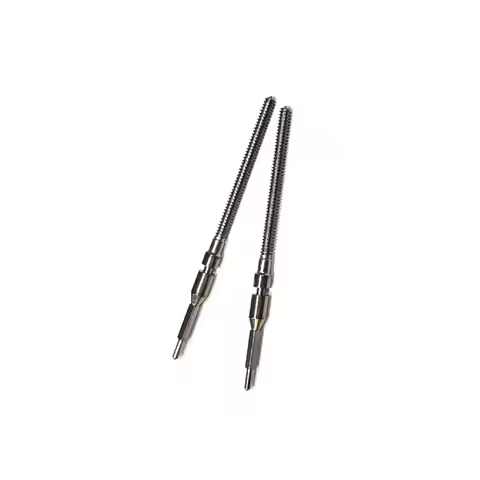 2Pcs Winding Stem for MIYOTA 8200 8215 8205 821A Movement, Steel Crown Stem Replacement Watch Repair