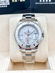 二手 USED  ROLEX 勞力士 YACHT-MASTER 168622 2011年7月 銀色 全套 FULL SET
