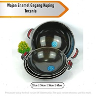 Wajan Enamel Gagang Kuping 40cm Texania