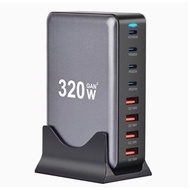 ชาร์จเร็ว GaN Charger 800W USB Multi-port PD140W Desktop Charging Station Dock รองรับ Huawei Apple 1