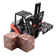 (KYSB) 1:22 Scale Lnertial Forklift Friction Fork Lift with Pallet Cargo Warehouse Truck Vehicle Mod