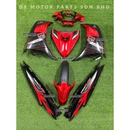 COVER SET LC135 V2~V7 EXCITER KING MERAH (RM7+BG)