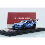 [Orphan] IG 1: 64 Toyota (A90) Alloy Model Metal Blue Our Shop Ships from Mainland China, Shipped wi