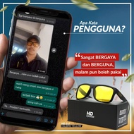 (FREEGIFT)IBNUSINA HD EYEWEAR Sunglases Spek Anti Silau Malam Original Polarized