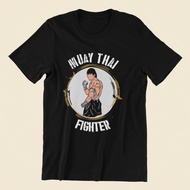 BA206 MuayThai Fighter Martial Arts Theme T-Shirt - Version 2 Fighter