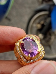 Cincin permata kecubung pengasih cutting beserta memo
